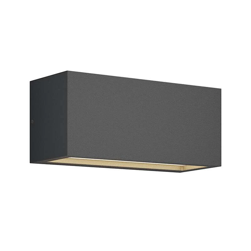 B-Ware Lucande Außenwandleuchte Bente LED Gartenlampe anthrazit dimmbar IP54 25cm