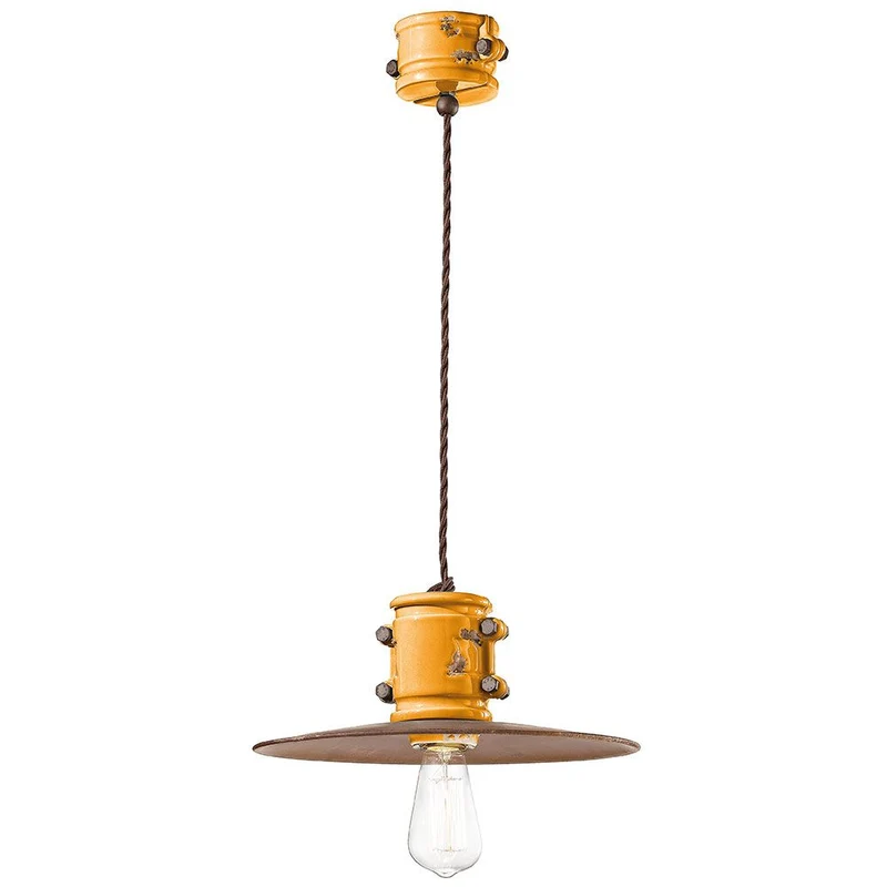 Ferroluce Urban Keramik-Hängeleuchte 40cm