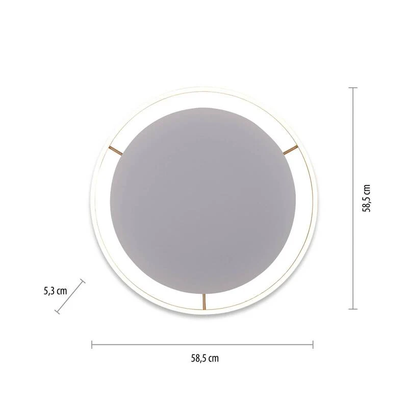 B-Ware Leuchten Direkt LED Deckenleuchte Ritus Deckenlampe Lampe Wohnzimmer Ø 58,5cm181