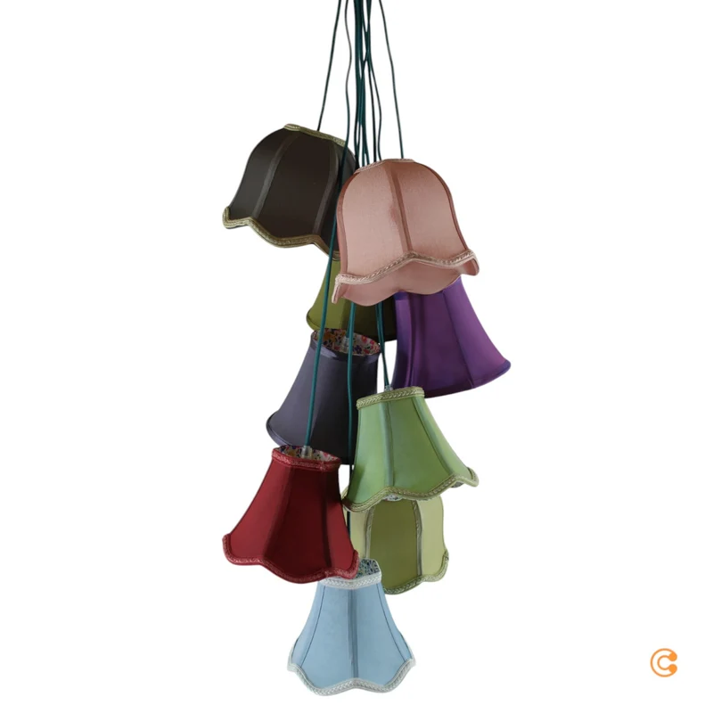 B-Ware KARE Design Saloon Pendelleuchte Cluster Hängeleuchte Deckenlampe 9-flammig
