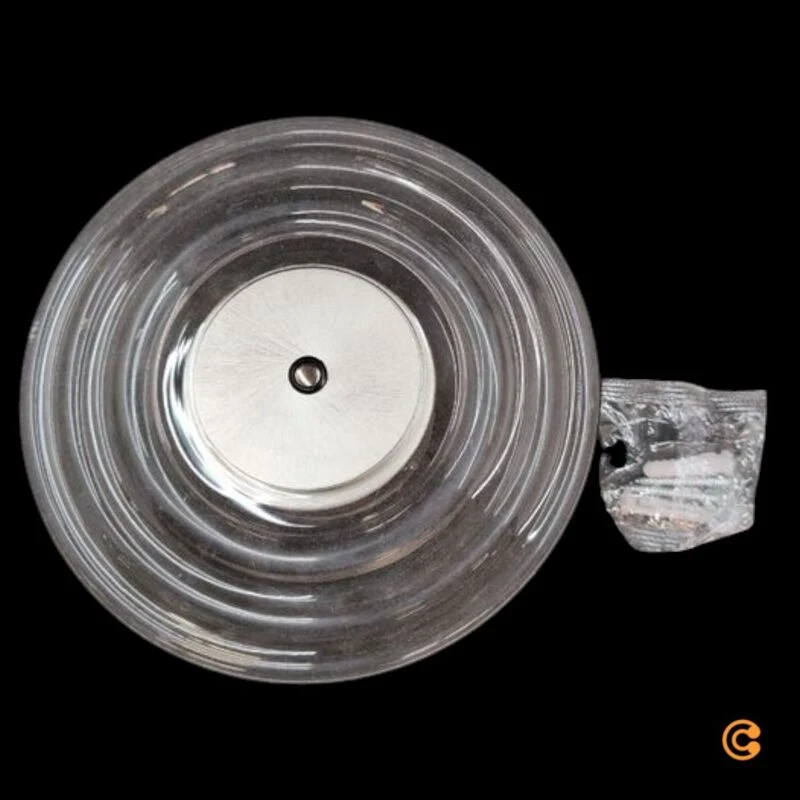 B-Ware Paul Neuhaus Wandleuchte Wandlampe LED Akku Glas Eisen transparent stahl dimm392