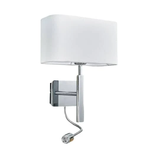 B-Ware Lucande Textil-Wandleuchte Jettka Wandleuchte Wandlicht Leselampe E27 Lesearm