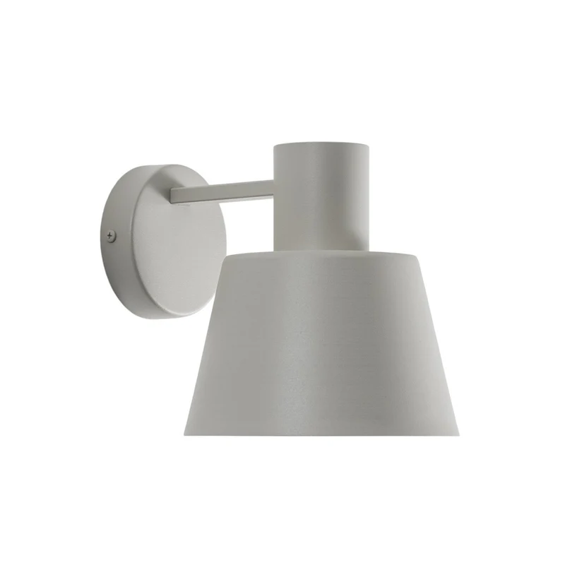 B-Ware Wandleuchte Dunka taupe 1-flammig Stahl E27 17 cm Sigma dimmbar IP20