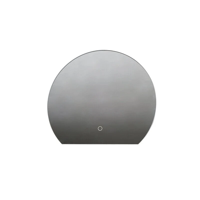 B-Ware Lucande LED Spiegel Celestiel halbrund Licht CCT 50cm Badspiegel chrom 380 Lumen
