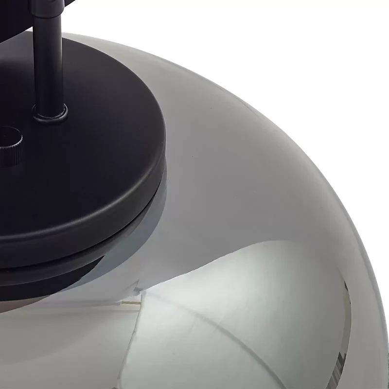 B-Ware Lucande Hängeleuchte Dain LED Pendelleuchte Lampe grau 1-flammig