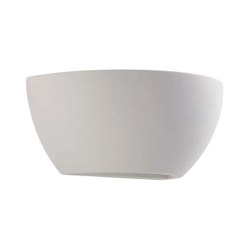 B-Ware Lindby Wandlampe Wandleuchte Jimmy LED dimmbar Gips weiß 24,5x9,5cm IP20 Lampe