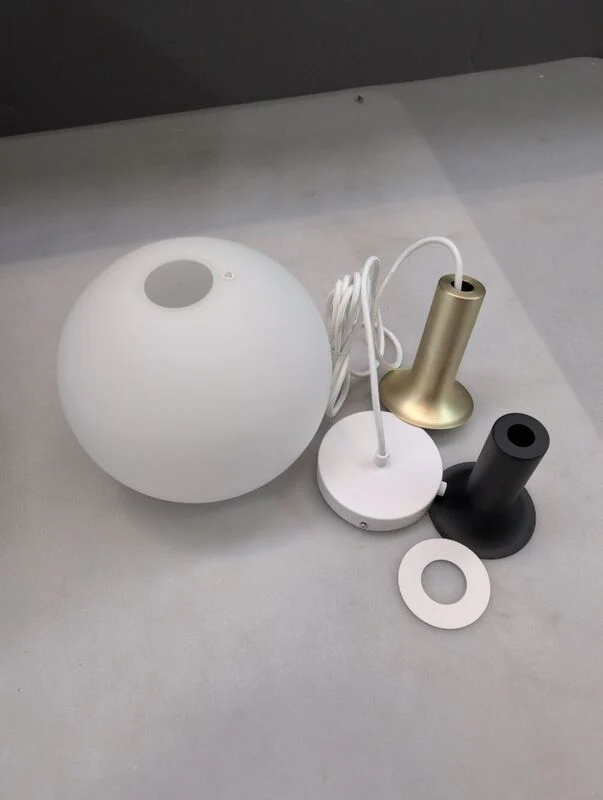 B-Ware Nordlux Pendelleuchte Hängeleuchte Alton 25 E27 60W Lampe Opal 300cm Höhe 330mm