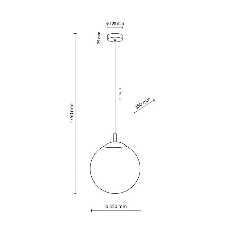 B-Ware Hängeleuchte Esme Pendelleuchte Lampe dimmbar E27 schwarz Ø35cm 1-flammig