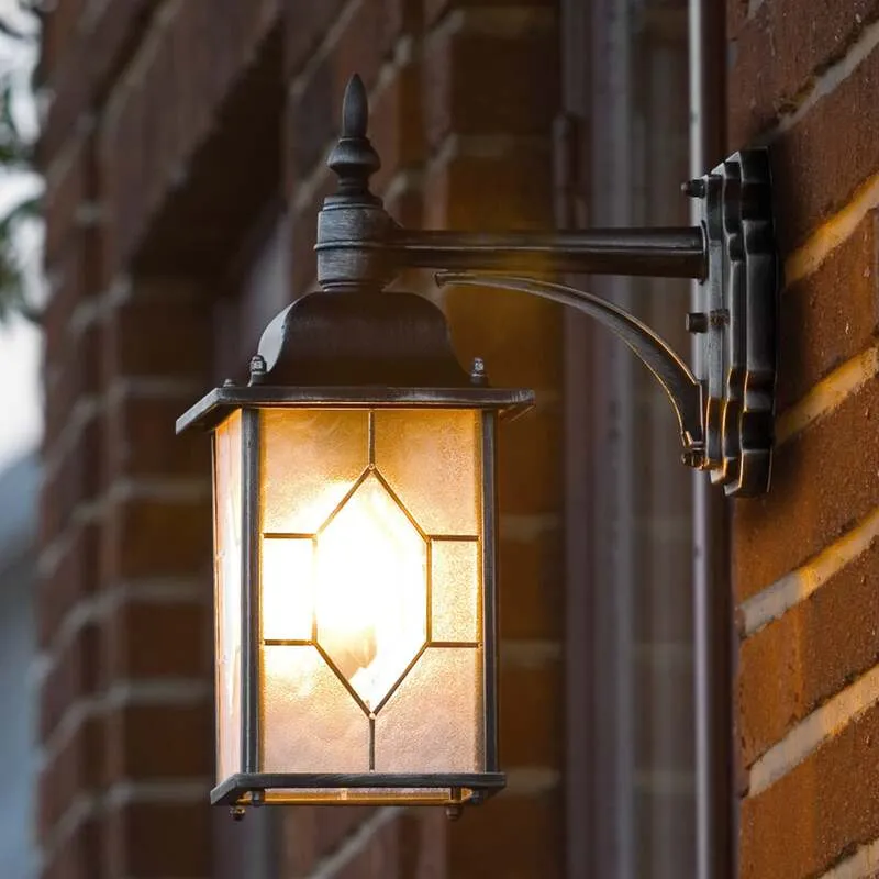 B-Ware Konstsmide Milano 7248-759 Außenwandleuchte Energiesparlampe LED E27 75W Schwarz
