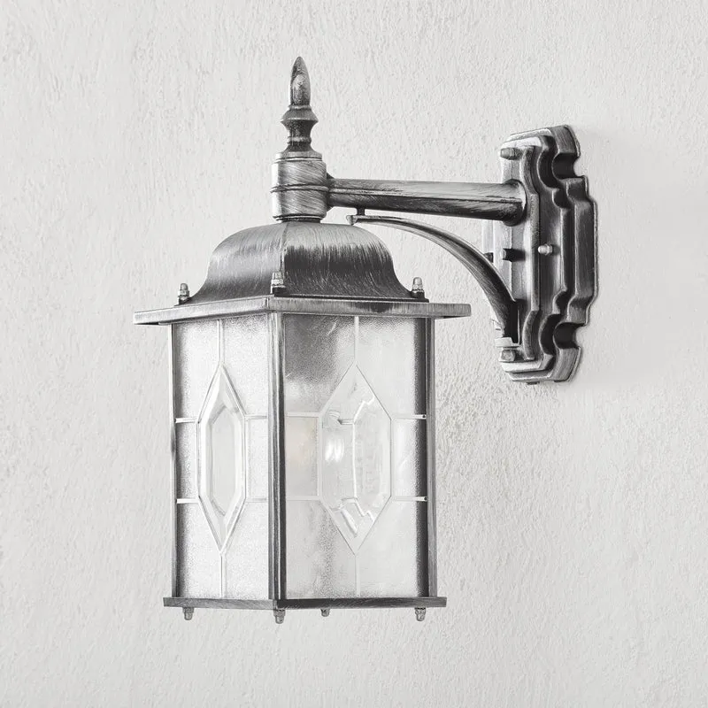 B-Ware Konstsmide Milano 7248-759 Außenwandleuchte Energiesparlampe LED E27 75W Schwarz