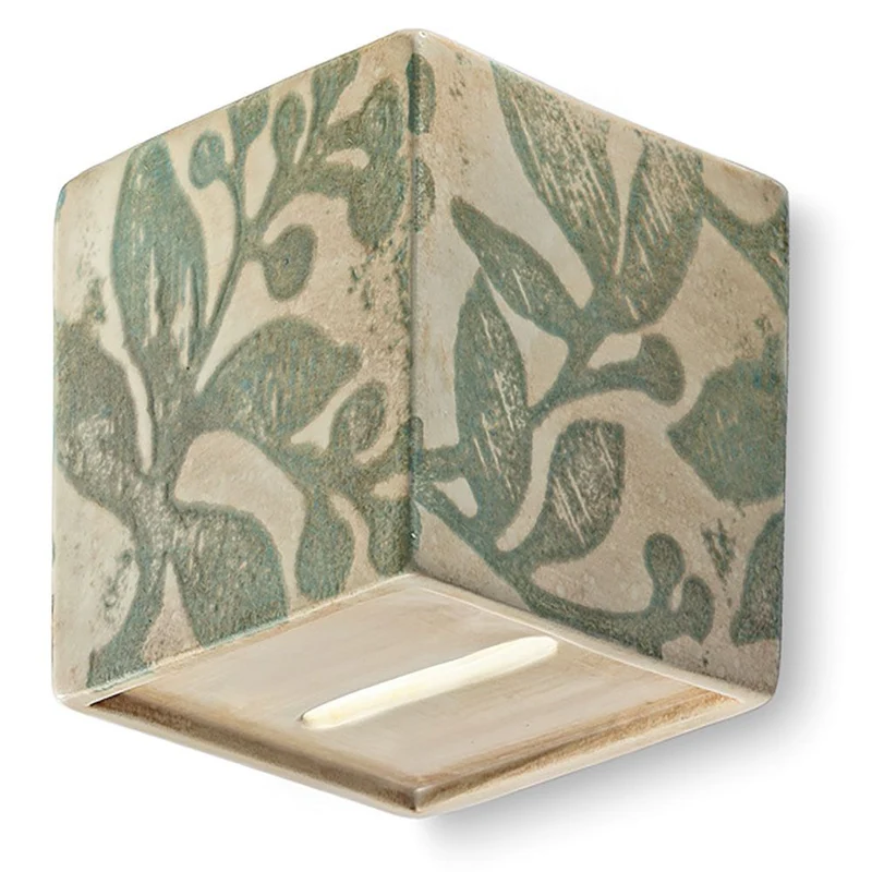 Ferroluce Vague-Vintage Wandleuchte aus Keramik
