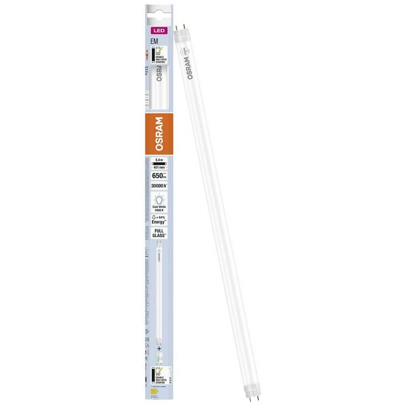 2x B-Ware OSRAM HOMELIGHTING LED-Röhre T8 G13 Röhrenlampe neutralweiß 5.4W 451mm 650lm