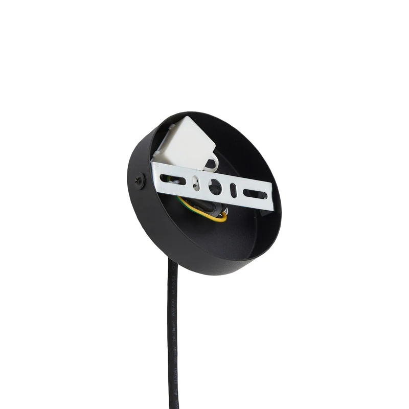 B-Ware Lucande Außenpendelleuchte Marrin schwarz Metall Ø 31 cm dimmbar IP44
