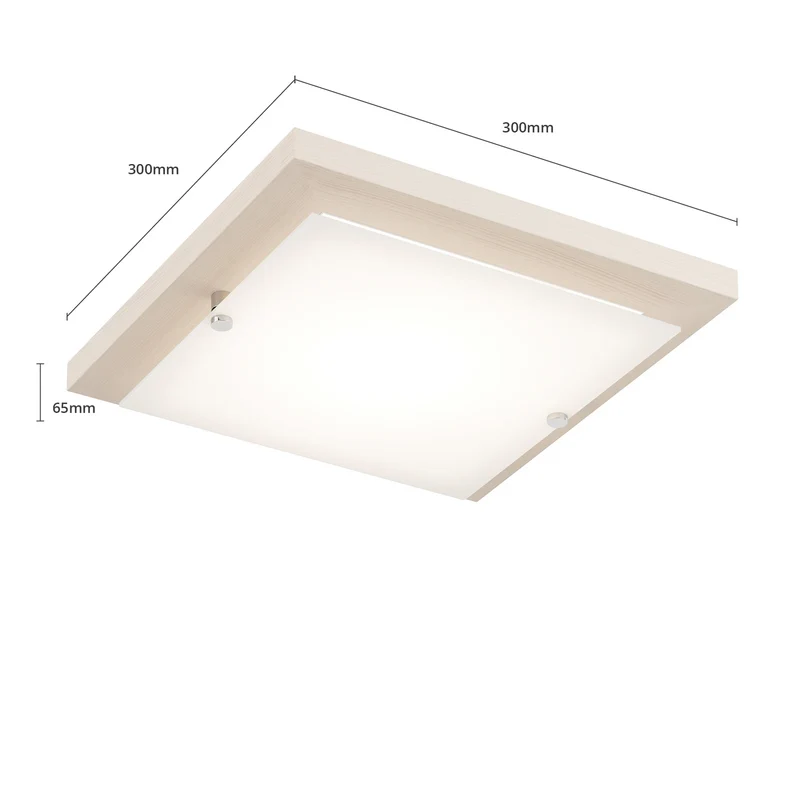 B-Ware Envostar Kerio Deckenlampe Kiefer natur Deckenleuchte Lampe Leuchte Licht