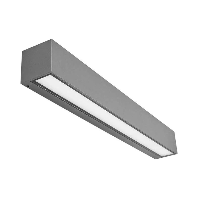 B-Ware Lucande Außenwandleuchte anthrazit Lengo LED Gartenlampe Leuchte 3000K IP65 50cm