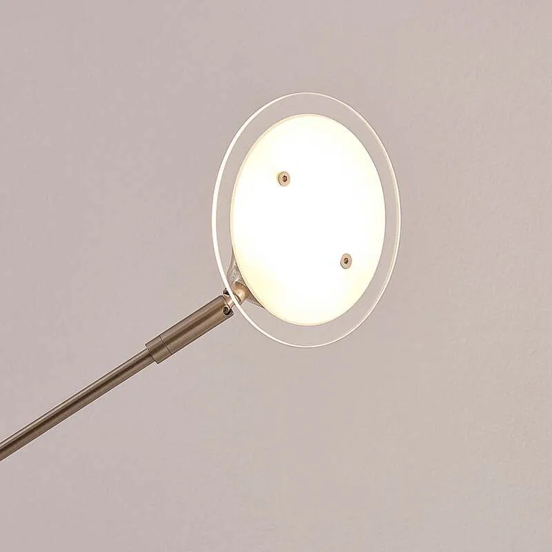 B-Ware Lindby LED-Stehlampe Anea Stehleuchte Lampe Leuchte LED 3-flammig nickel