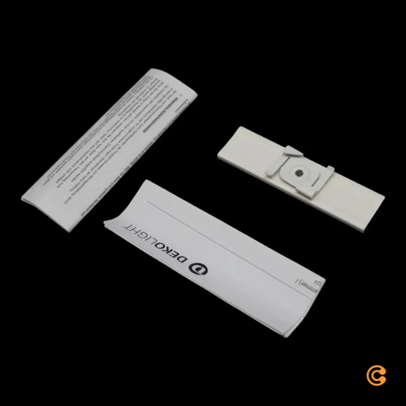 13x B-Ware Deko-Light Rasterdecken Schnellmontageklammer für Hochvolt-Schiene 3phasig Weiß