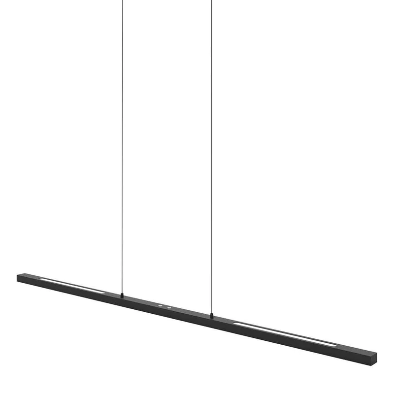 B-Ware Steinhauer LED Pendelleuchte Hängelampe Bande CCT Dimmer schwarz 120 cm