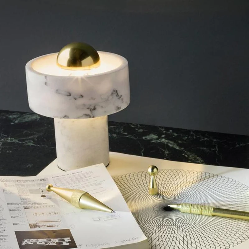 Tom Dixon Stone Tischlampe aus Marmor