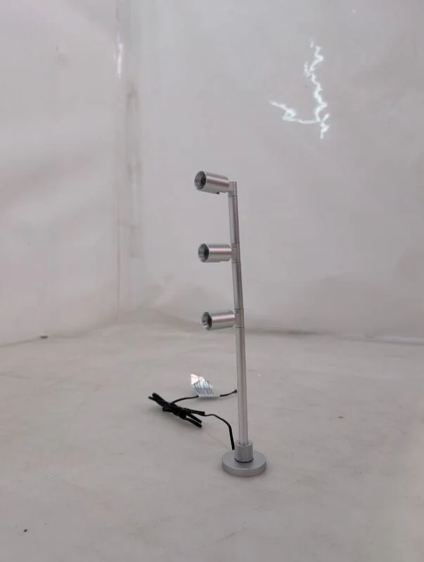 B-Ware Deko-Light Spiegelleuchte Herculis Triple 688043 LED Lampe warmweiß silber 250mm