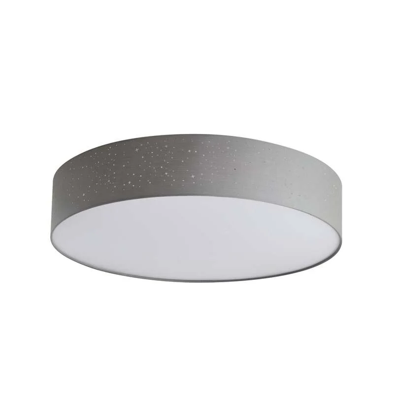 B-Ware Lindby Deckenlampe Ellamina LED Lampe dimmbar hellgrau mit Fernbedienung 60cm
