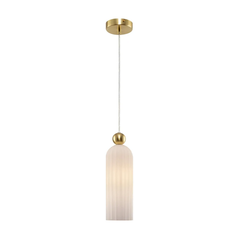 B-Ware Maytoni Antic Hängeleuchte Hängelampe Lampe Leuchte hängend Glasschirm in Grau