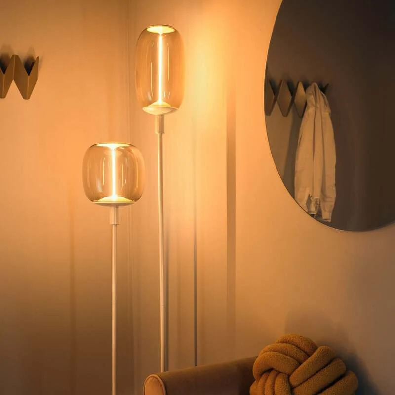 B-Ware OSRAM Stehleuchte DECOR STICK beige 146 cm 2 x E27 Schalter am Kabel