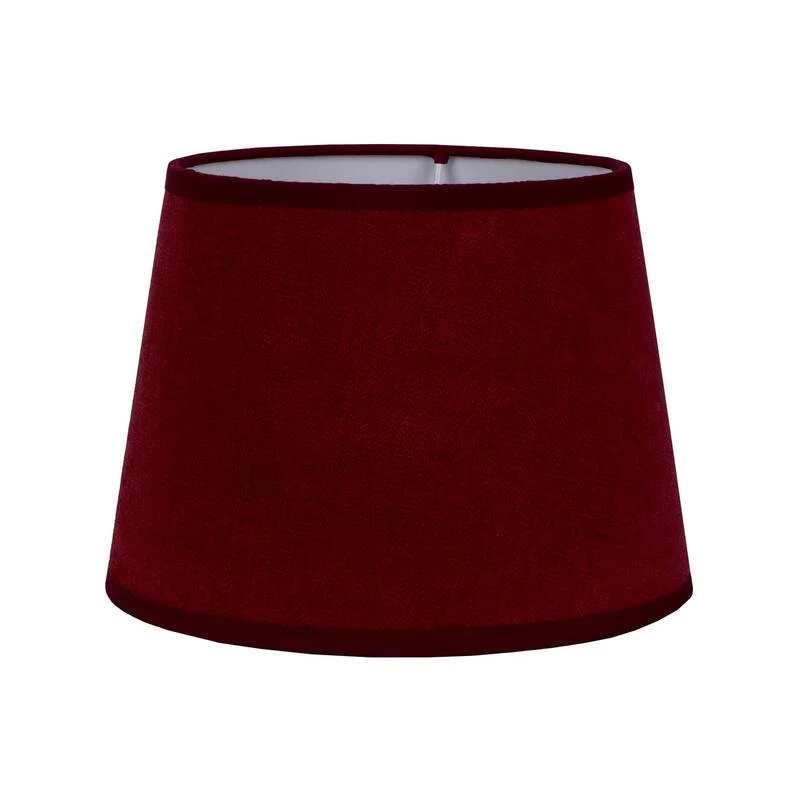 6x B-Ware Duolla Lampshade Classic S, Woven, Red