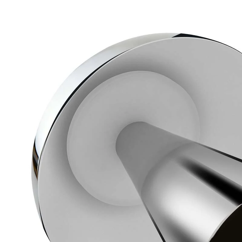 B-Ware Lindby LED-Akkutischlampe Nevijo chrom Ø20cm USB dimmbar Touch-Dimmer