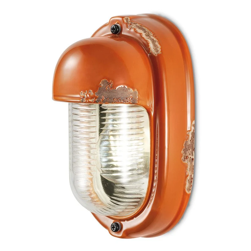 Ferroluce Vintage Keramik-Wandleuchte