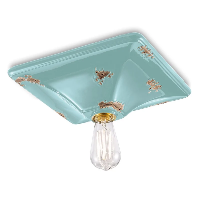 Ferroluce Keramik-Deckenleuchte Vintage 10cm