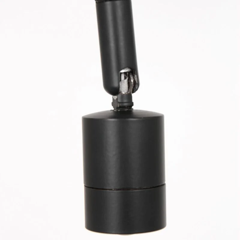 B-Ware Steinhauer Stang Stehleuchte Standlampe ohne Schirm schwarz Metall Schalter LED
