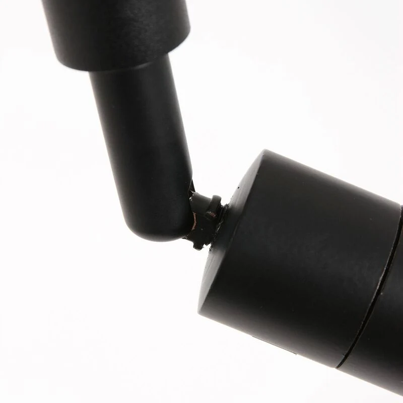 B-Ware Steinhauer Stang Stehleuchte Standlampe ohne Schirm schwarz Metall Schalter LED
