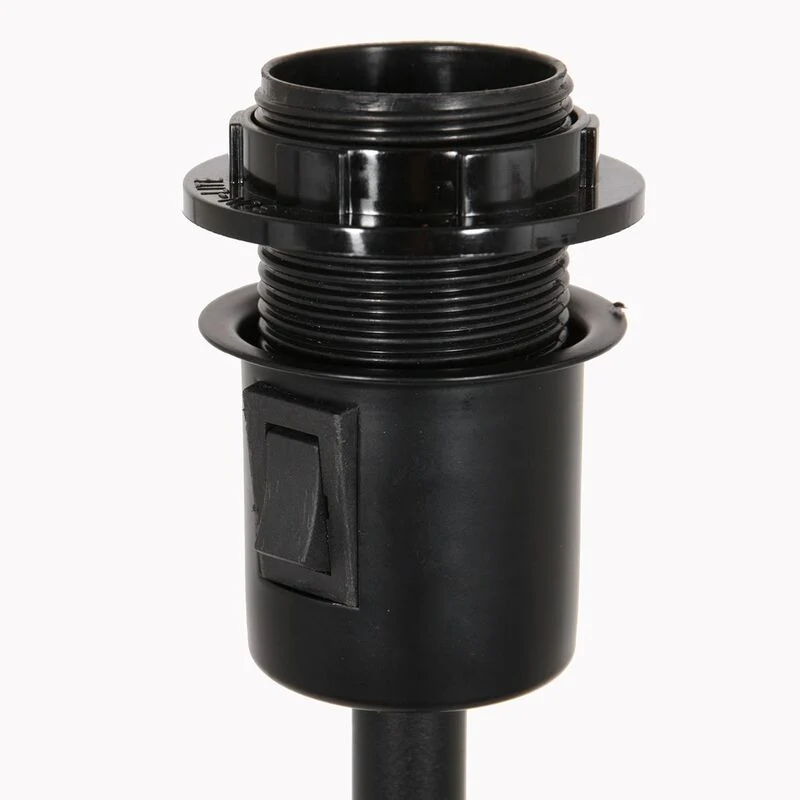 B-Ware Steinhauer Stang Stehleuchte Standlampe ohne Schirm schwarz Metall Schalter LED