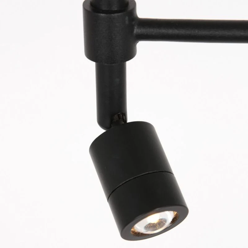 B-Ware Steinhauer Stang Stehleuchte Standlampe ohne Schirm schwarz Metall Schalter LED
