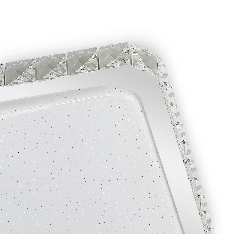 B-Ware Lindby Deckenlampe Lorand LED Leuchte dimmbar CCT Fernbedienung chrom weiß