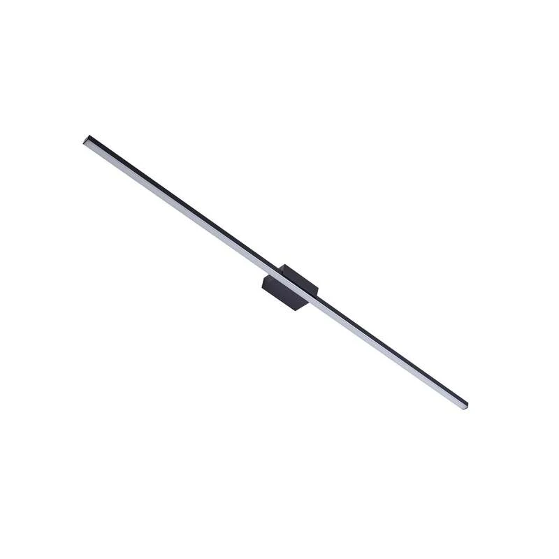 B-Ware Lucande LED-Spiegellampe Kivana schwarz 120cm IP44 warmweiß universalweiß