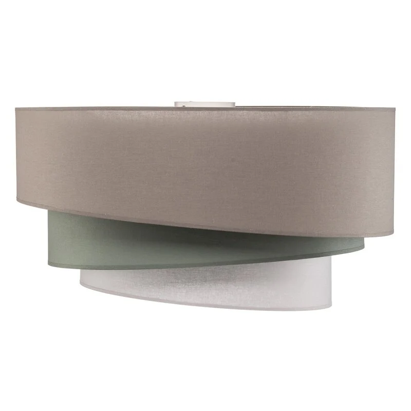 B-Ware Euluna Deckenleuchte Trio monocolor Deckenlampe Lampe Leuchte mit Stoffschirm