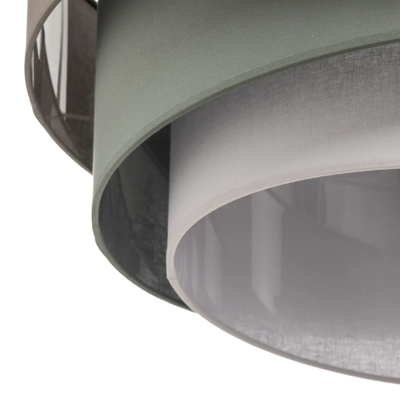 B-Ware Euluna Deckenleuchte Trio monocolor Deckenlampe Lampe Leuchte mit Stoffschirm