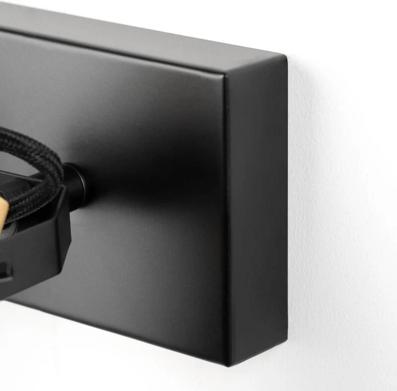 B-Ware Lindby Wandleuchte Strahler Lampe schwarz zweiflammig LED für Wohnzimmer Küche