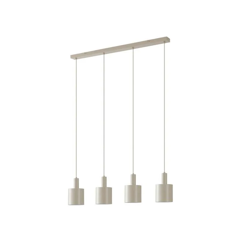 B-Ware Lindby Hängelampe Hängeleuchte Ovelia LED Pendelleuchte dimmbar beige 4-flammig
