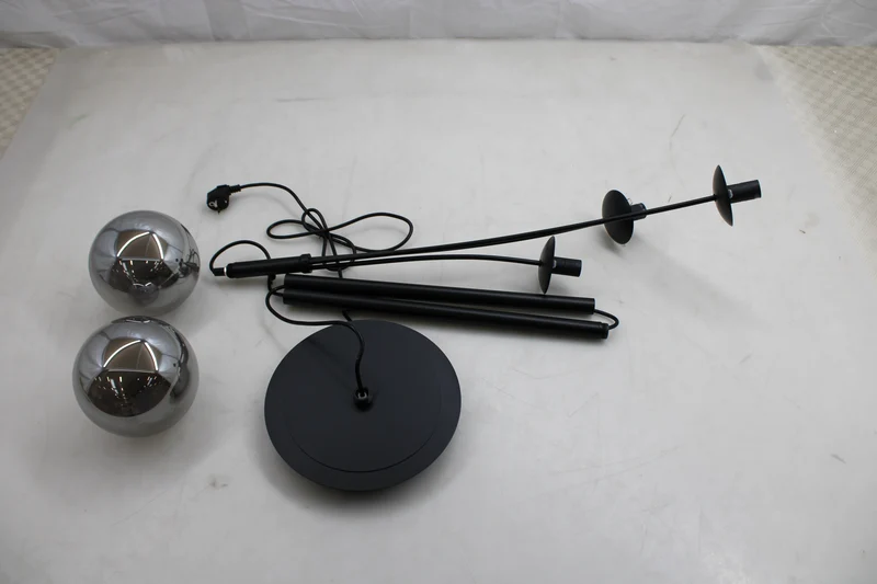 B-Ware JUST LIGHT Stehleuchte Standlampe Big Widow schwarz rauchgrau SIEHE TEXT/FOTO