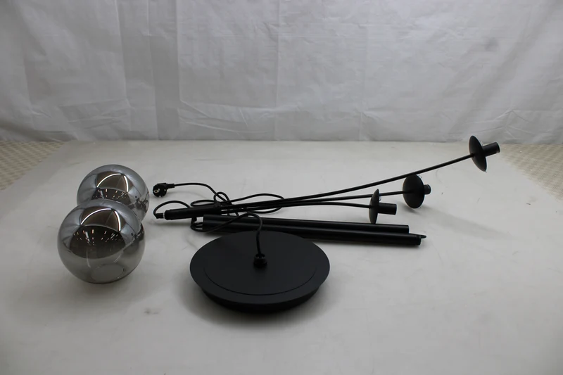 B-Ware JUST LIGHT Stehleuchte Standlampe Big Widow schwarz rauchgrau SIEHE TEXT/FOTO