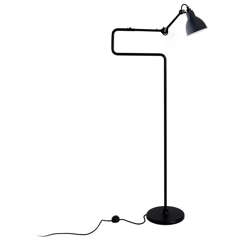 DCWéditions Gras N°411 Stehlampe mit Schirm drehbar