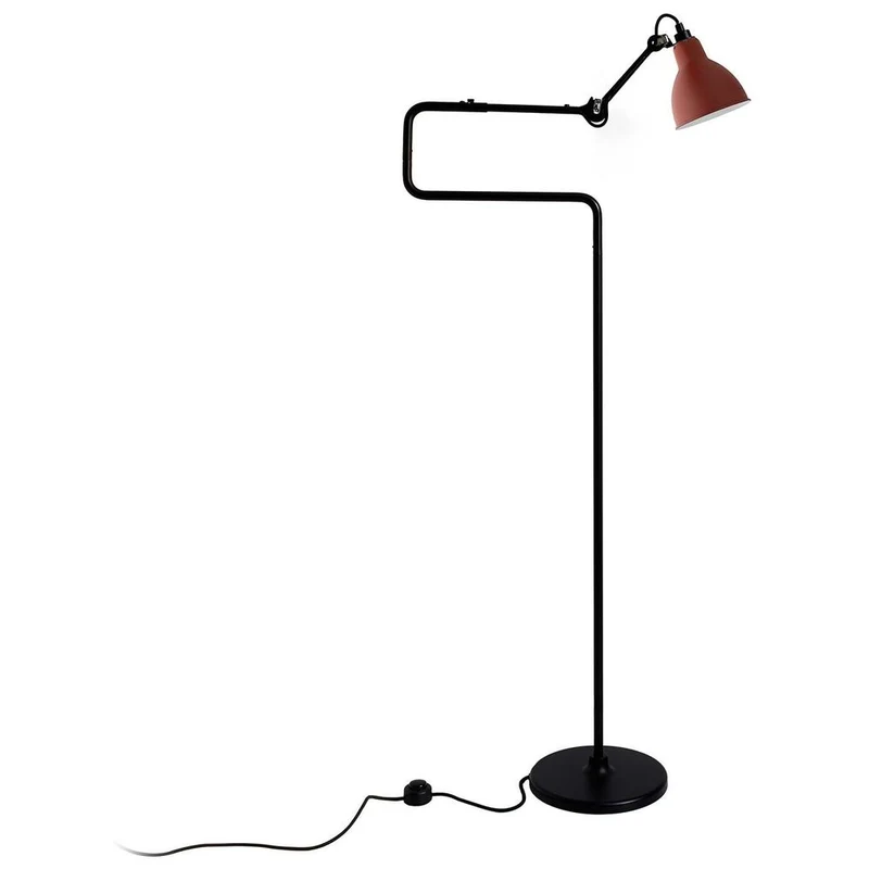 DCWéditions Gras N°411 Stehlampe mit Schirm drehbar
