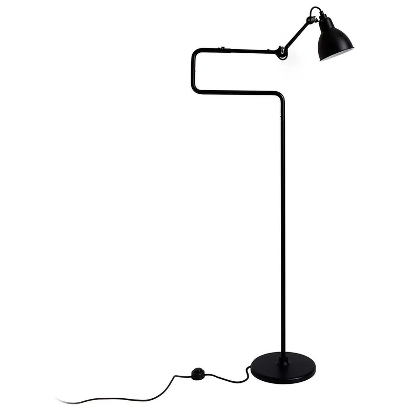 DCWéditions Gras N°411 Stehlampe mit Schirm drehbar