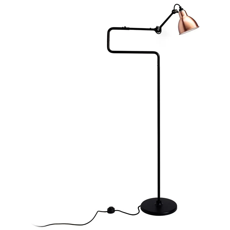 DCWéditions Gras N°411 Stehlampe mit Schirm drehbar