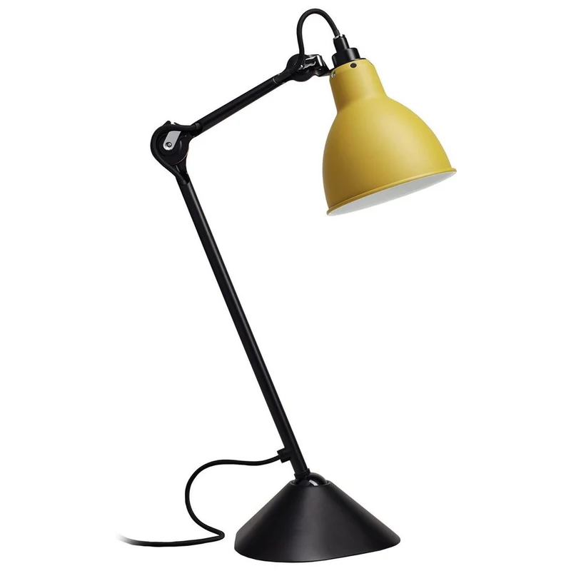 DCWéditions Gras N°205 Tischlampe mit Schirm schwenkbar