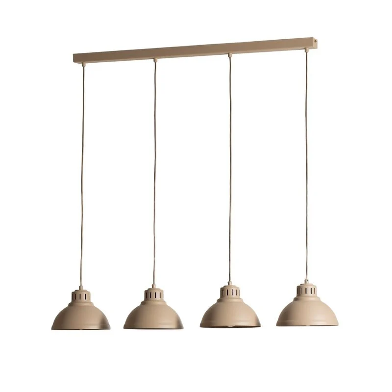 B-Ware Sven Hängeleuchte Pendelleuchte Deckenleuchte 4-flammig beige Stahl Lampe Spot