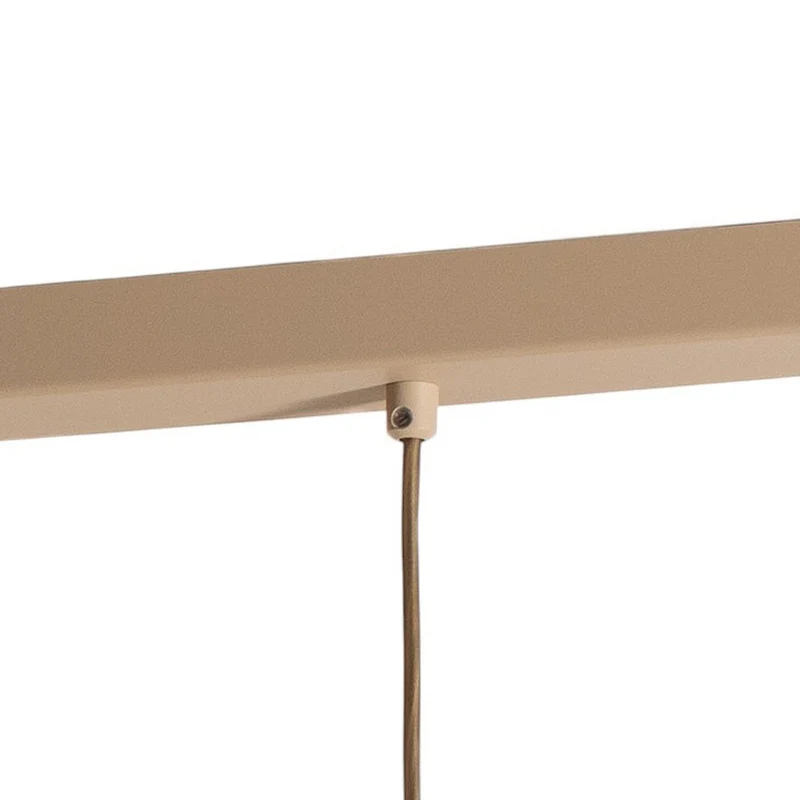 B-Ware Sven Hängeleuchte Pendelleuchte Deckenleuchte 4-flammig beige Stahl Lampe Spot